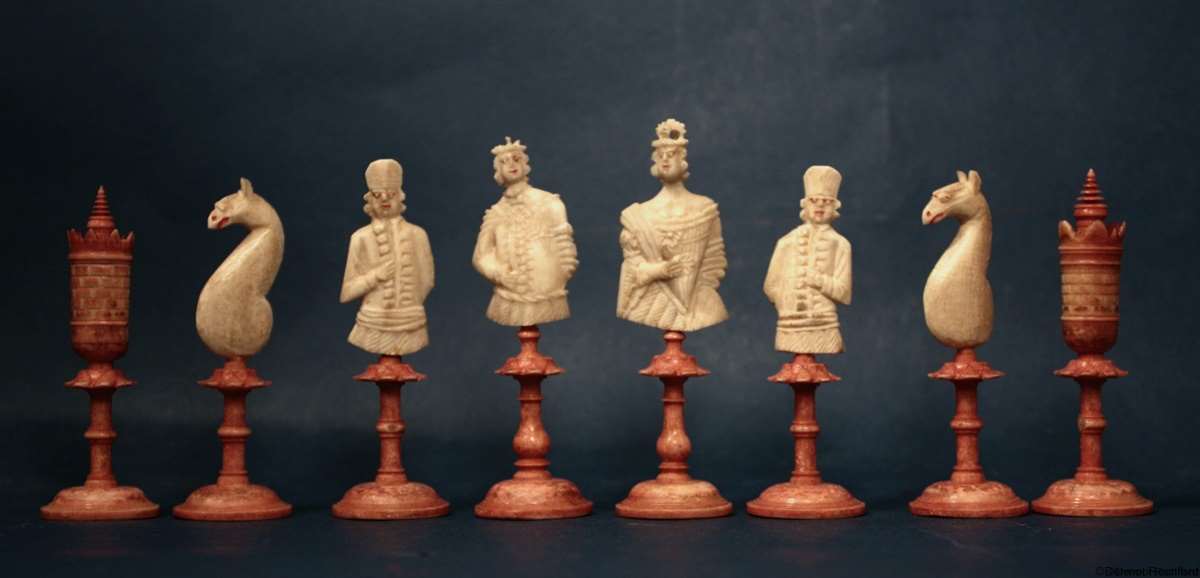 Antique Geislingen Chess Set
