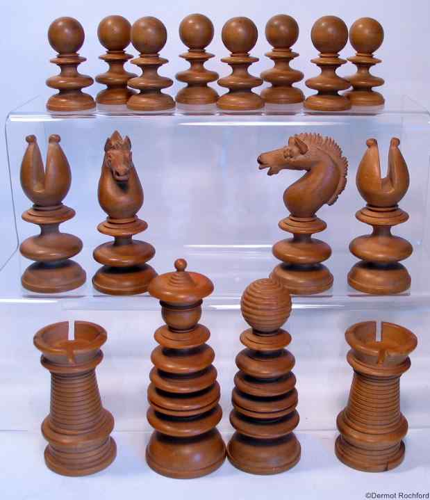 Antique Calvert Chess Set