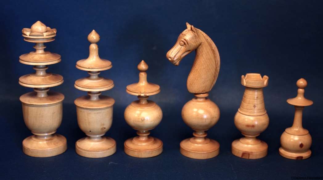 Antique Regency Chess Set