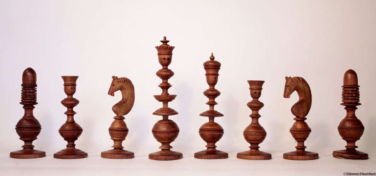 Antique Toy Chess Set