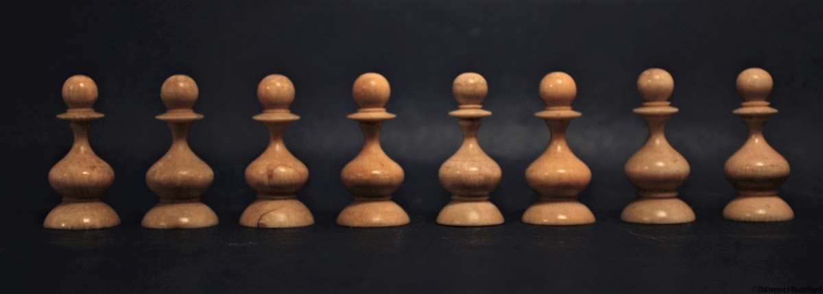 Antique Rowbotham form Chess Set