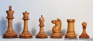 Antique Weigthed Jaques Chess Set with Anderssen form knights