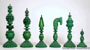 Antique Indian Pepys Chess Set