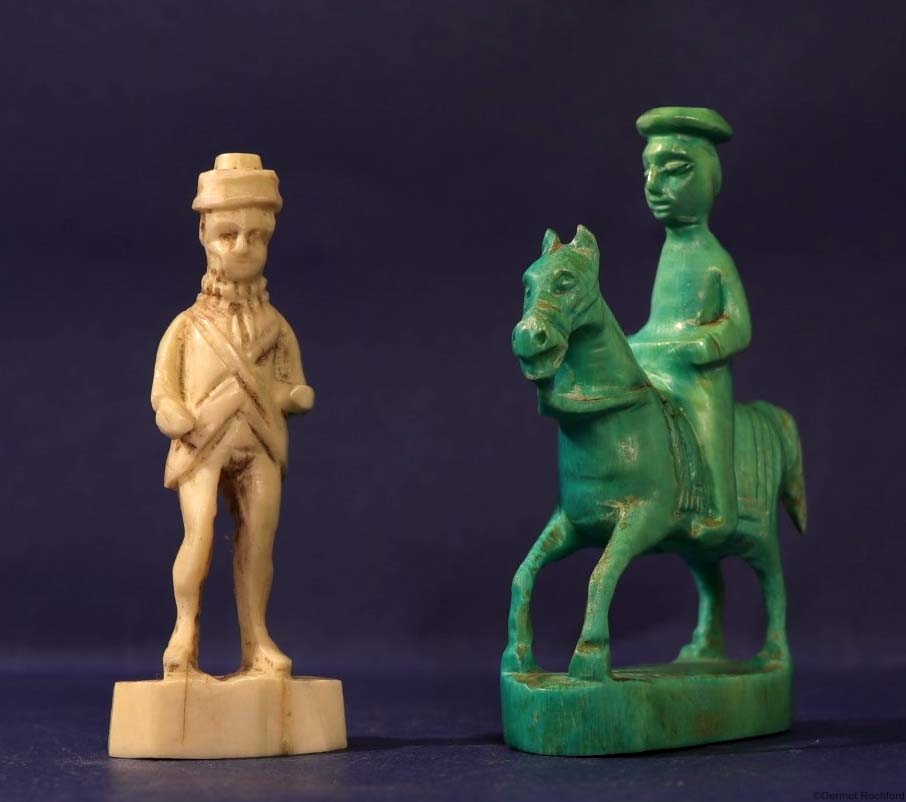 Antique Central Province Chess Pieces