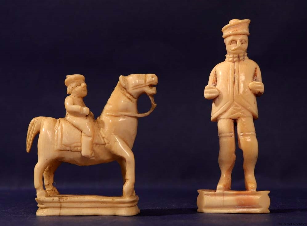 Antique Central Province Chess Pieces