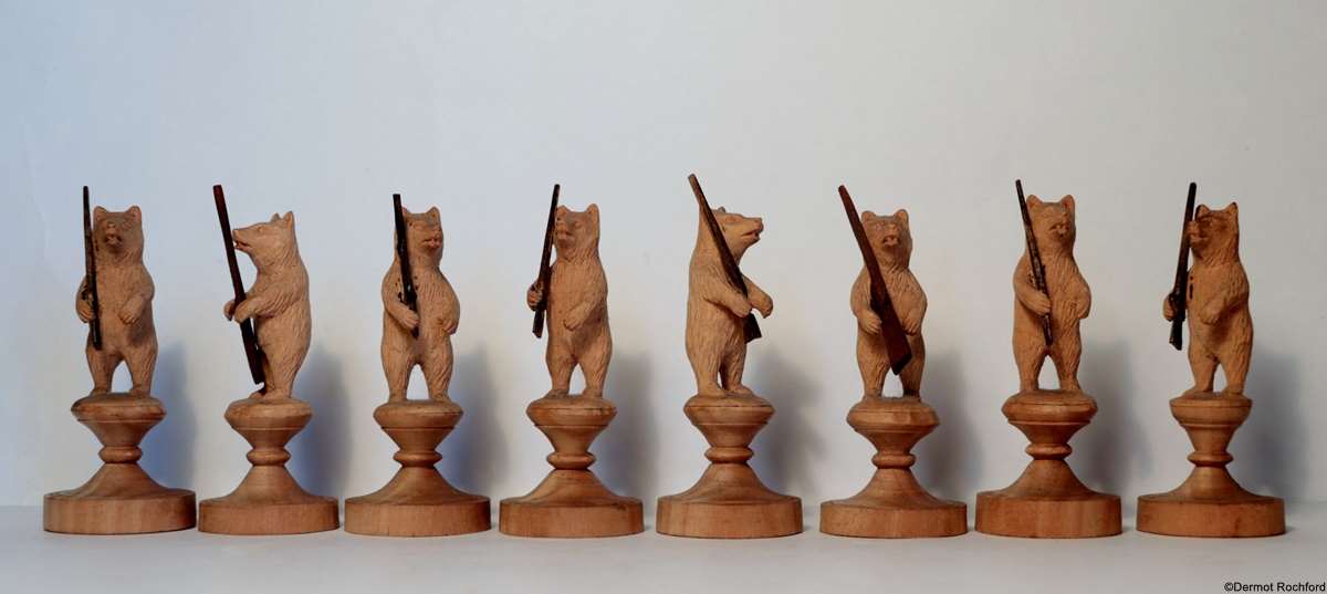 Swiss Bear Chess Set