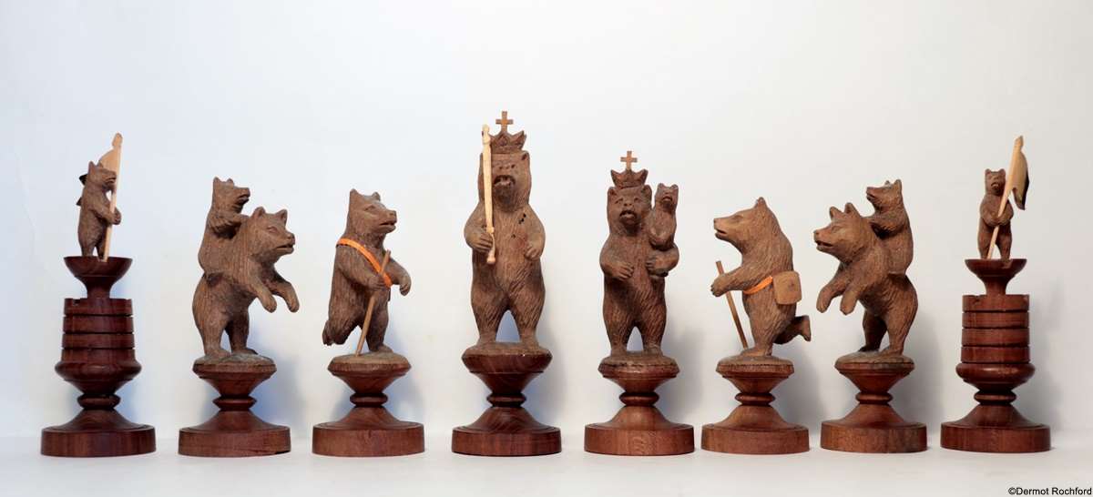 Swiss Bear Chess Set