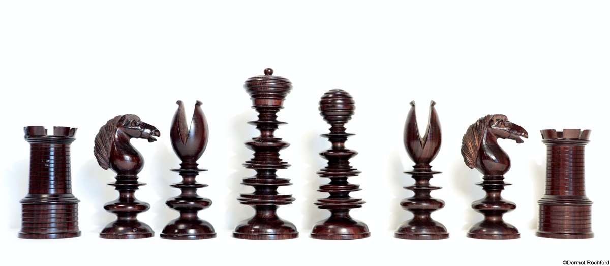 Antique Lund Chess Set