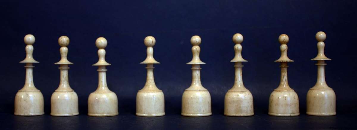 French Regency Period Chess Pieces Ebonised [RCP122] - £148.39