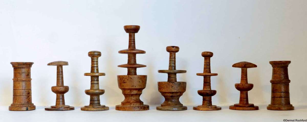 18th century french chess set