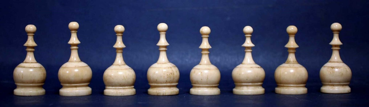 19th Century French Lyon Chess Set