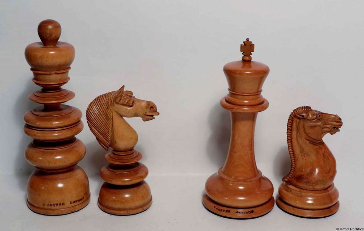 Antique St. George Chess Set