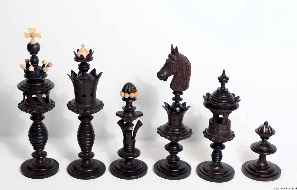 Antique Inuit Chess Set