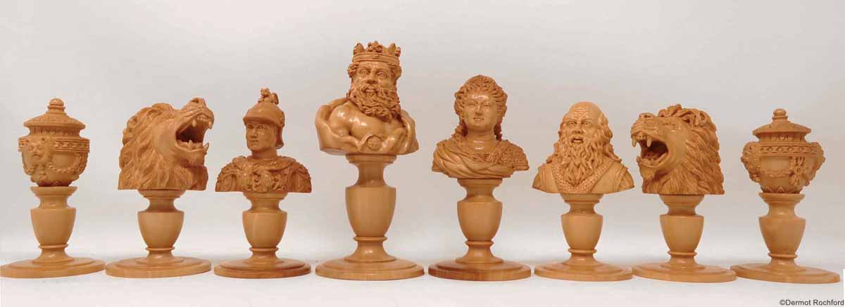 DK Bust Chess Set