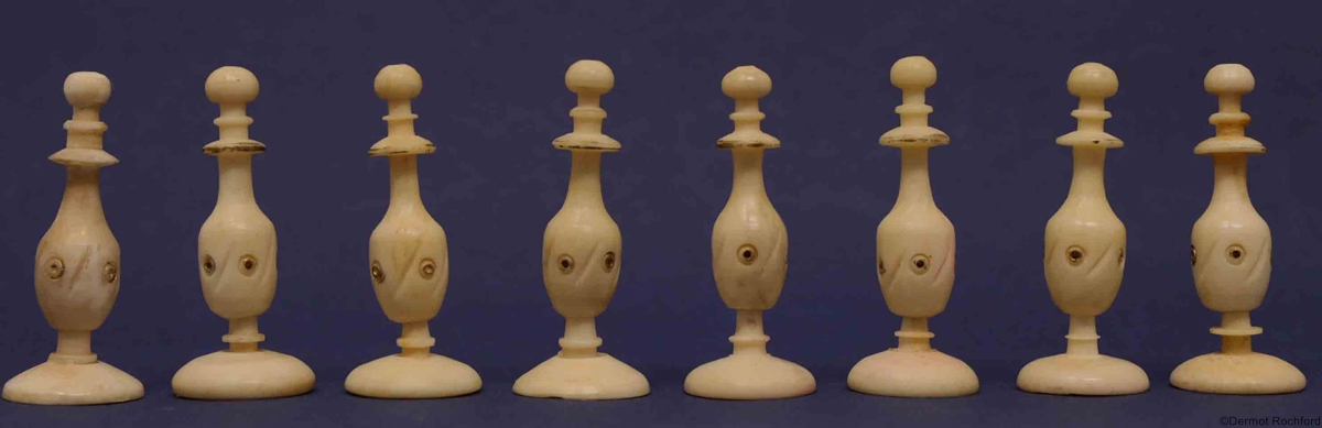 Antique Mexican Chess Set