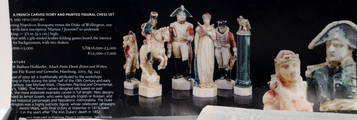 Antique Napoleon Chess Set