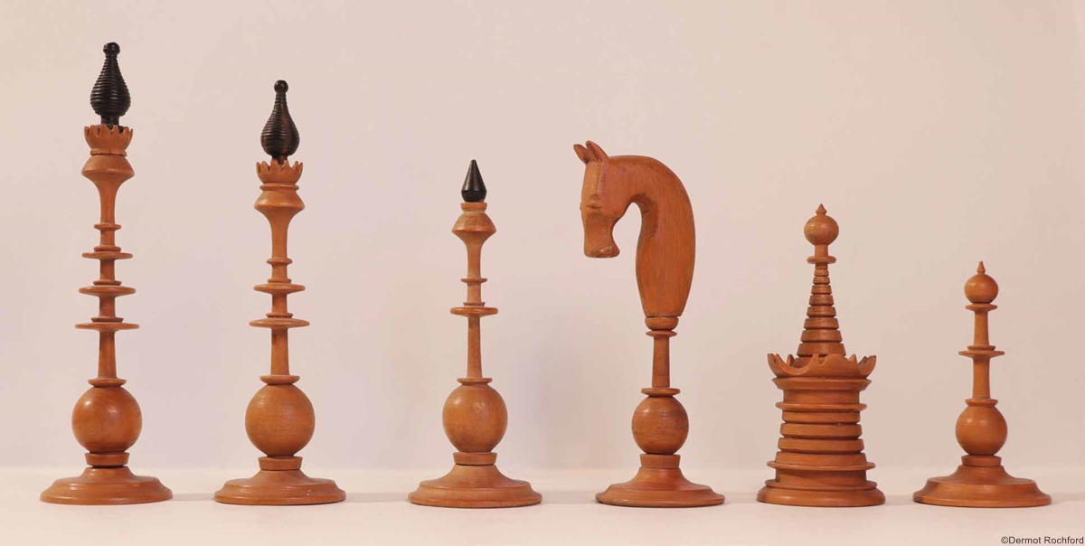 Antique Dutch Chess Set