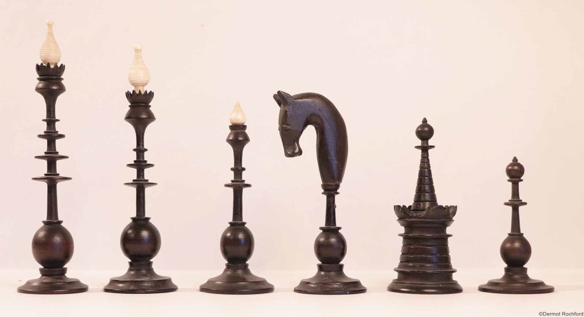 Antique Dutch Chess Set