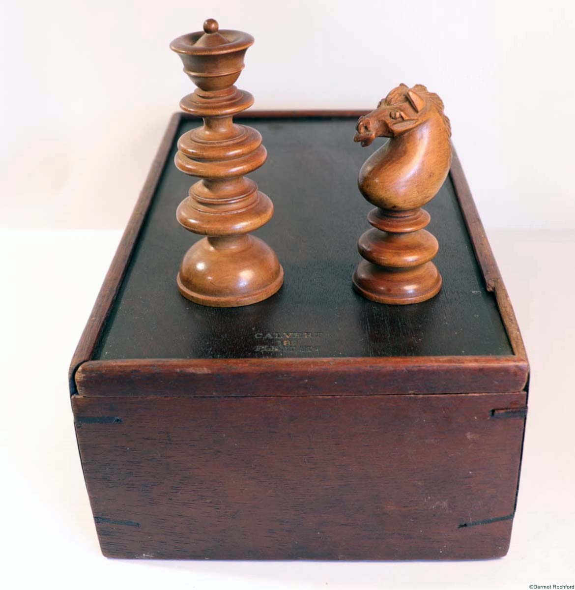 19th Century Club Chess Set by Calvert