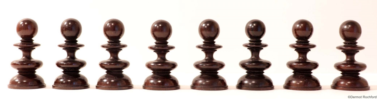 19th Century Club Chess Set by Calvert