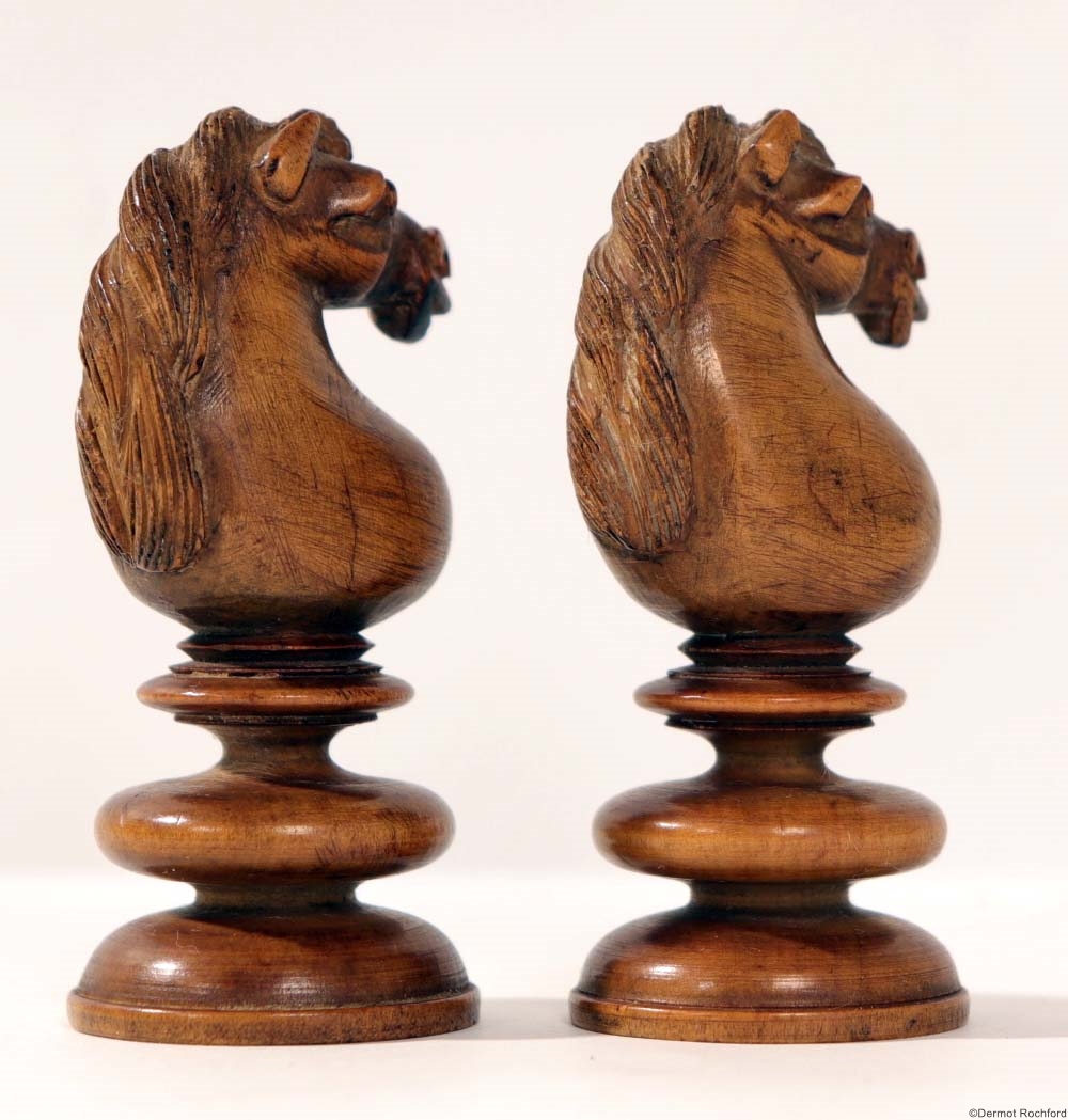 19th Century Club Chess Set by Calvert