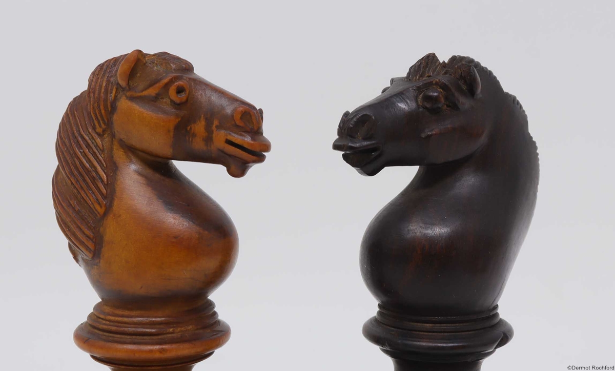 19th Century Club Chess Set by Merrifield