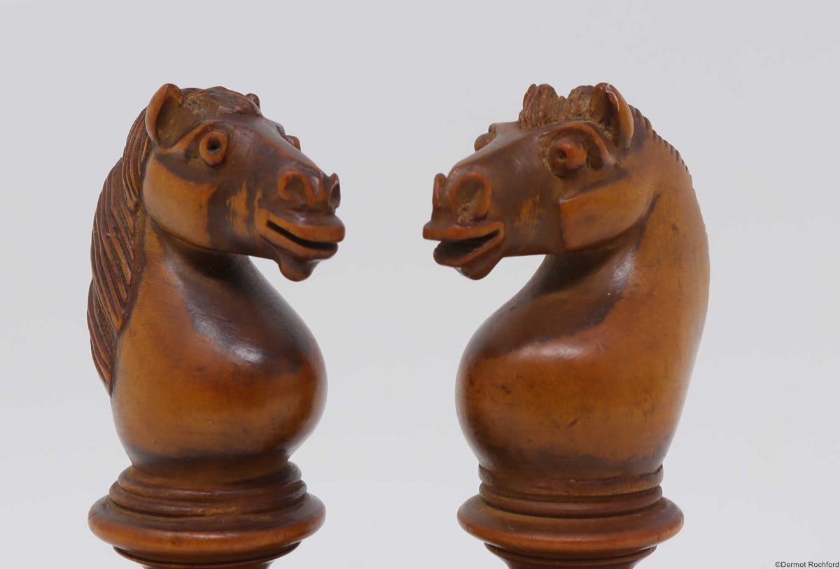 19th Century Club Chess Set by Merrifield