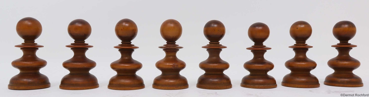 19th Century Club Chess Set by Merrifield