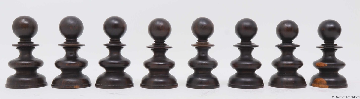 19th Century Club Chess Set by Merrifield