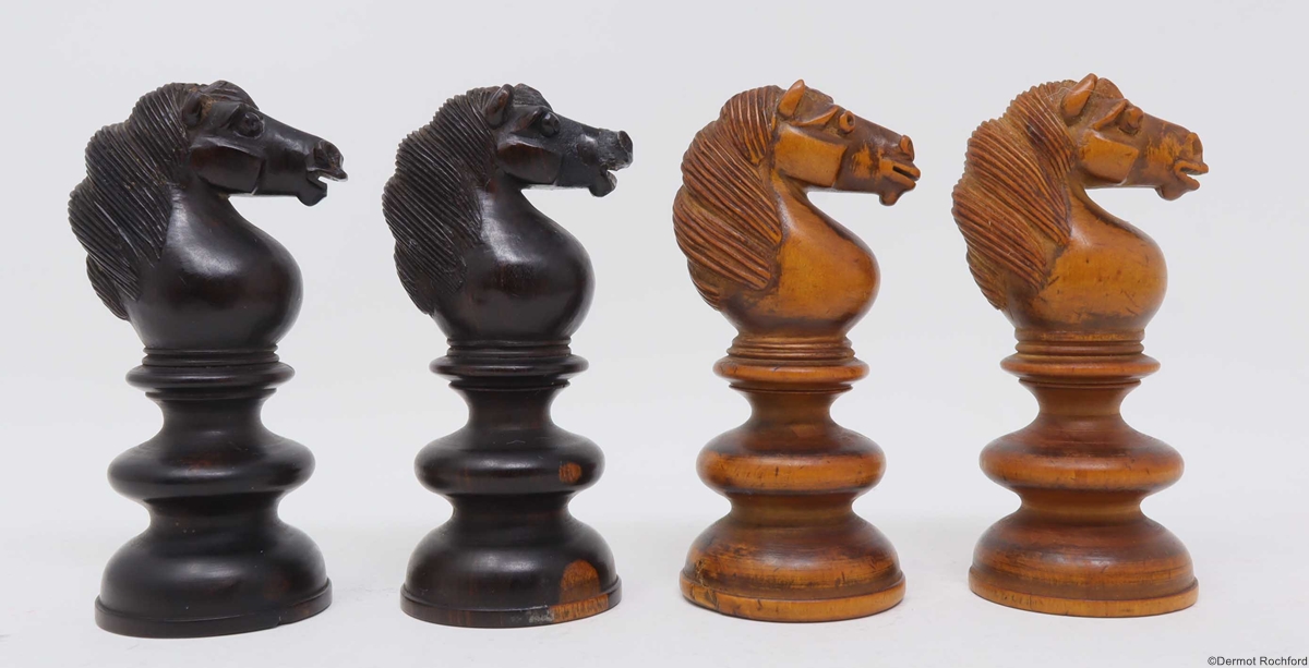 19th Century Club Chess Set by Merrifield