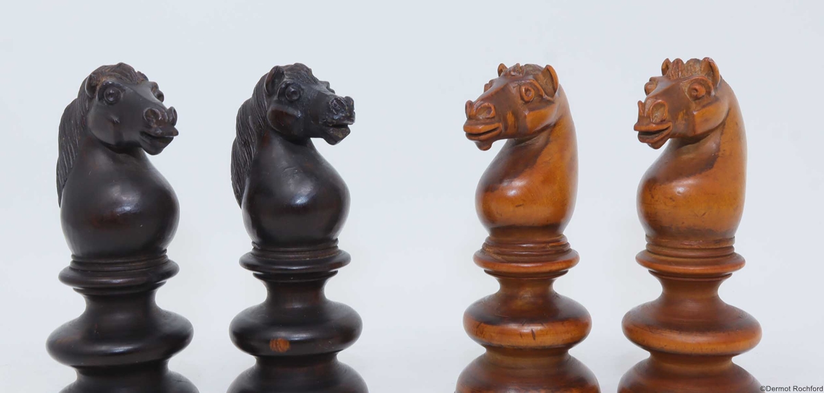 19th Century Club Chess Set by Merrifield