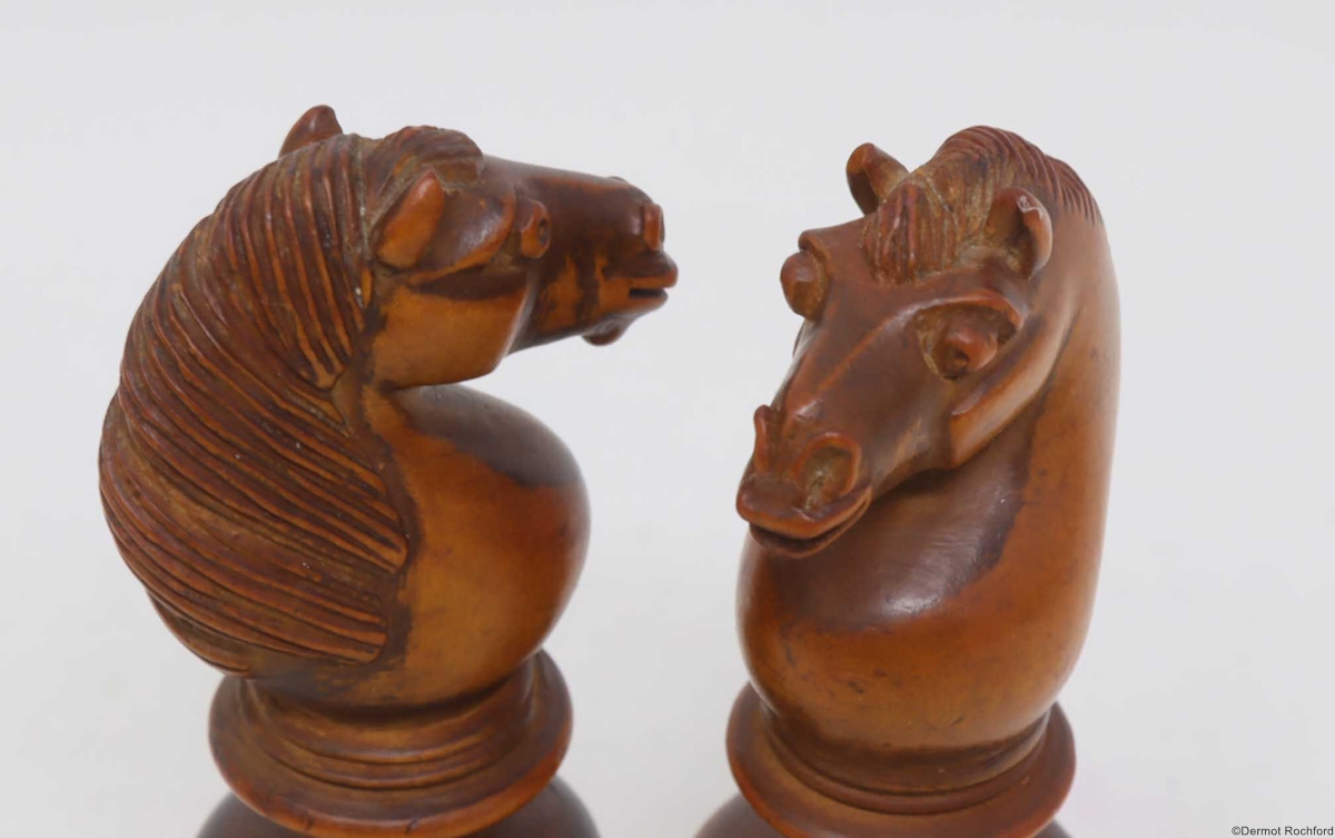 19th Century Club Chess Set by Merrifield