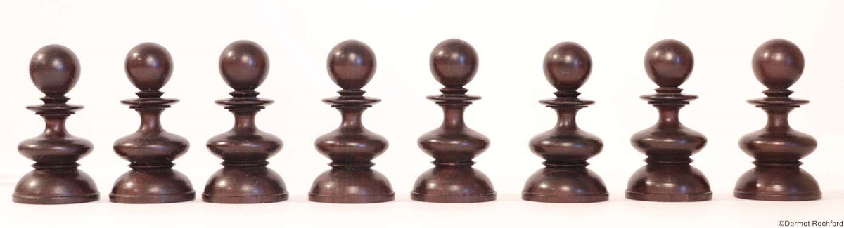 19th Century Club Chess Set by Calvert