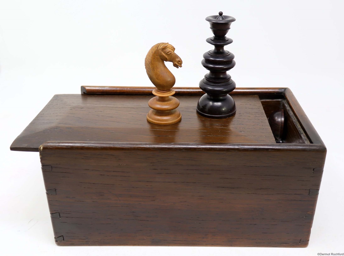 19th Century Club Chess Set by Calvert