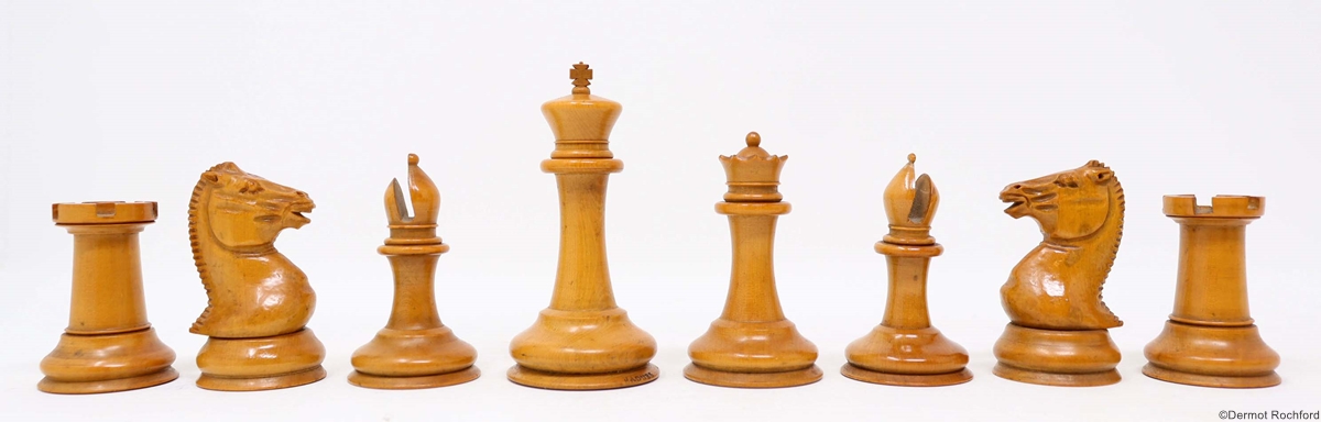 Antique Jaques Chess Set