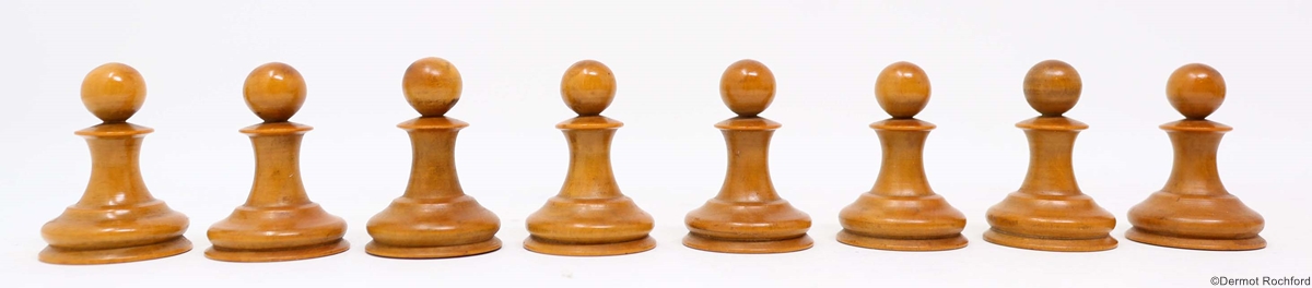 Antique Jaques Chess Set