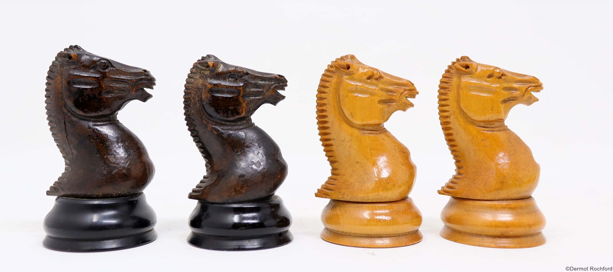 Antique Jaques Chess Set