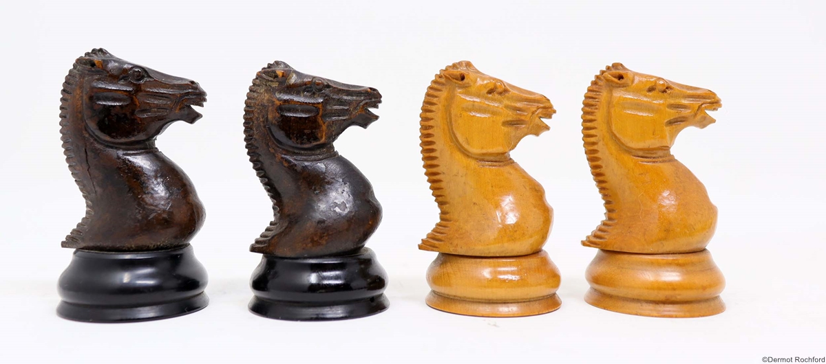 Antique Jaques Chess Set