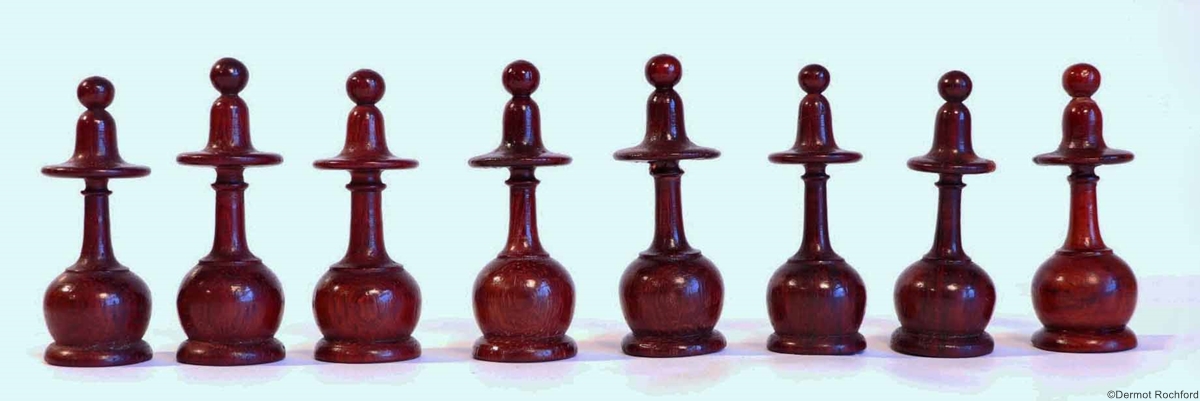 Antique French Directoire Chess Set