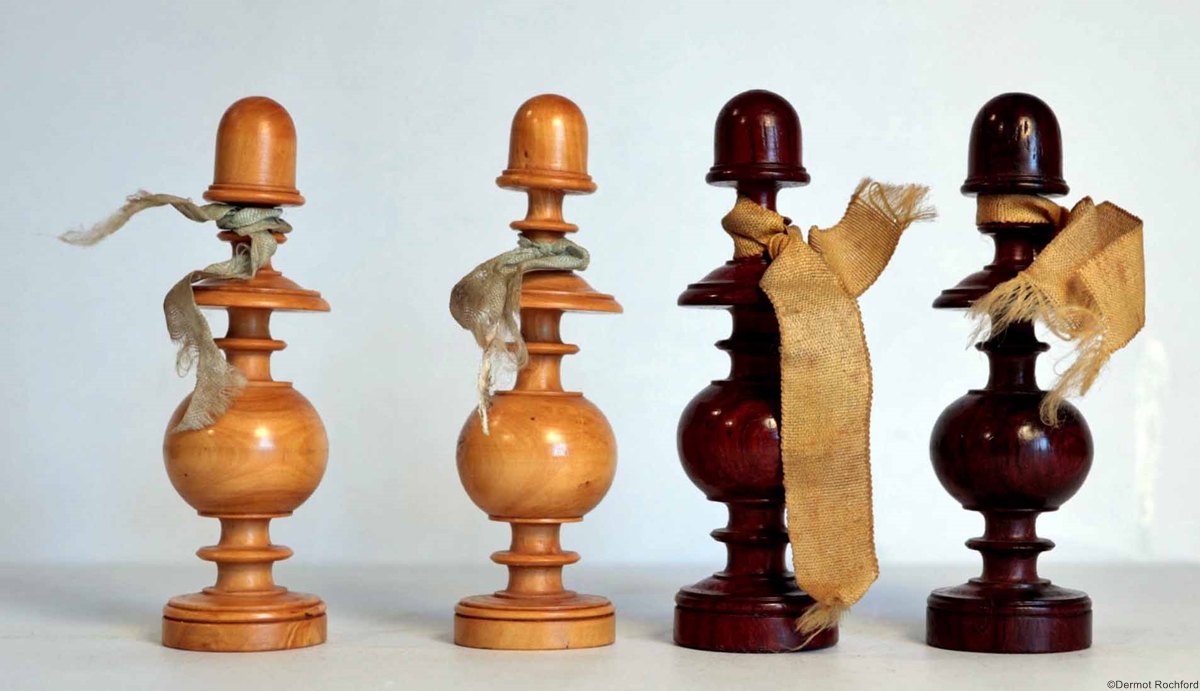 Antique French Directoire Chess Set