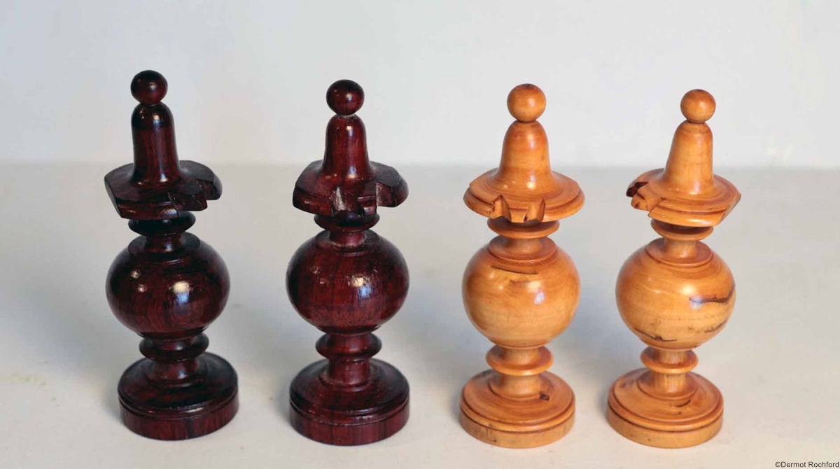 Antique French Directoire Chess Set