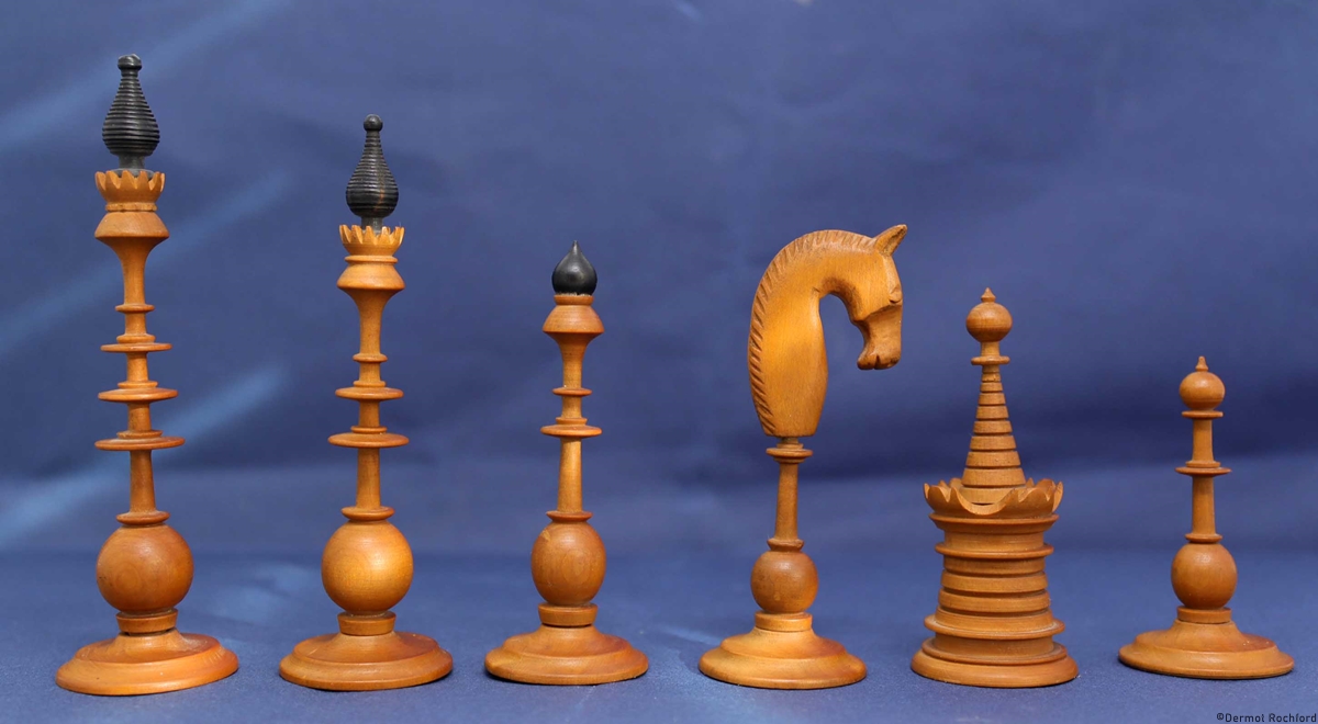 Antique Dutch Chess Set