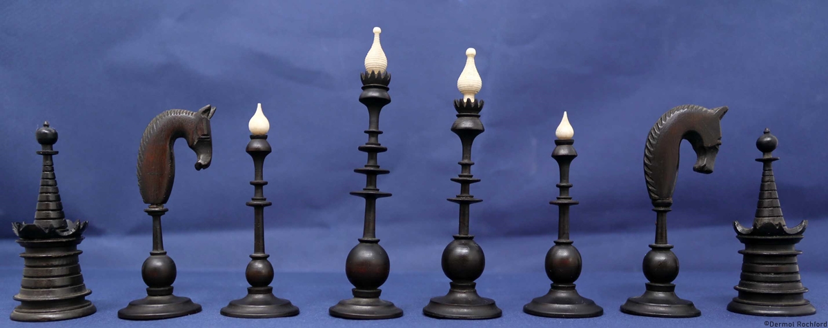 Antique Dutch Chess Set