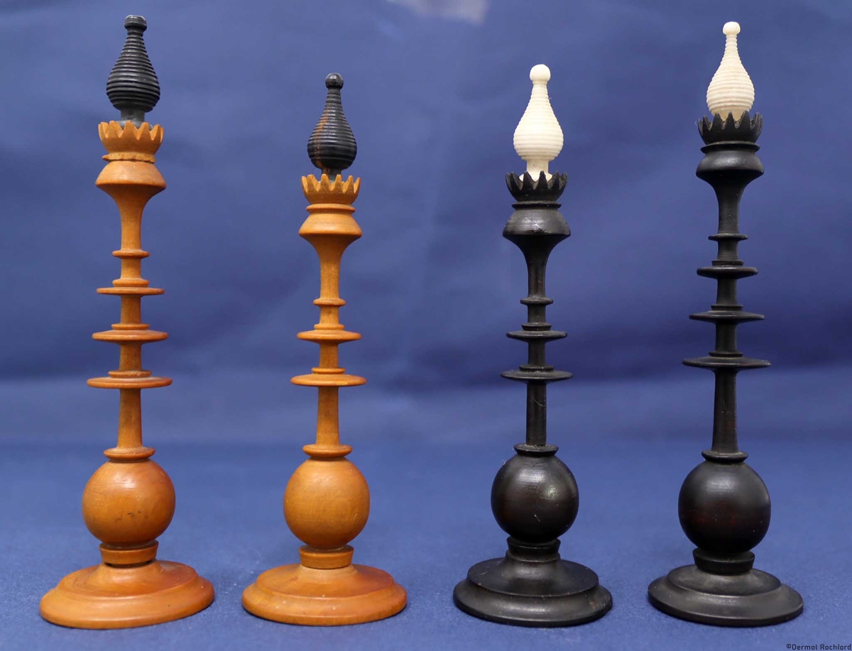 Antique Dutch Chess Set