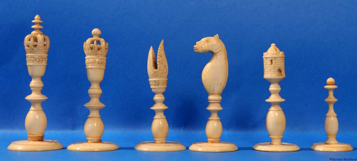 Antique indian  Chess Set