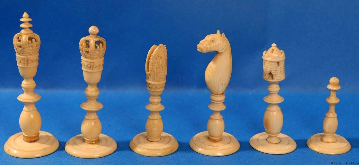 Antique indian  Chess Set