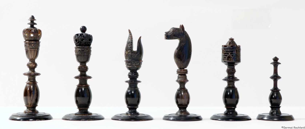 Antique indian  Chess Set