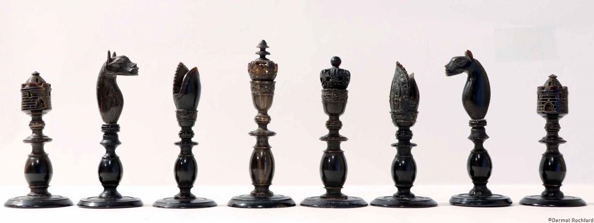 Antique indian  Chess Set