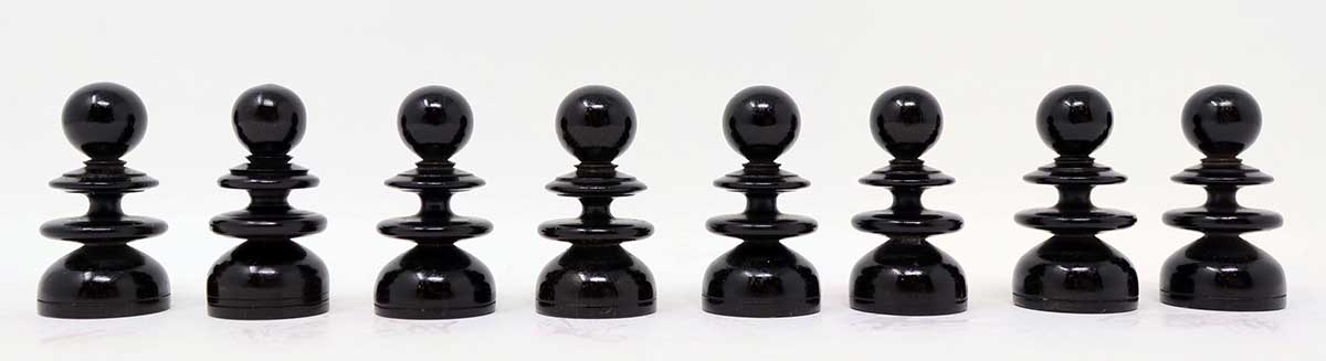 19th Century Club Chess Set by Foster