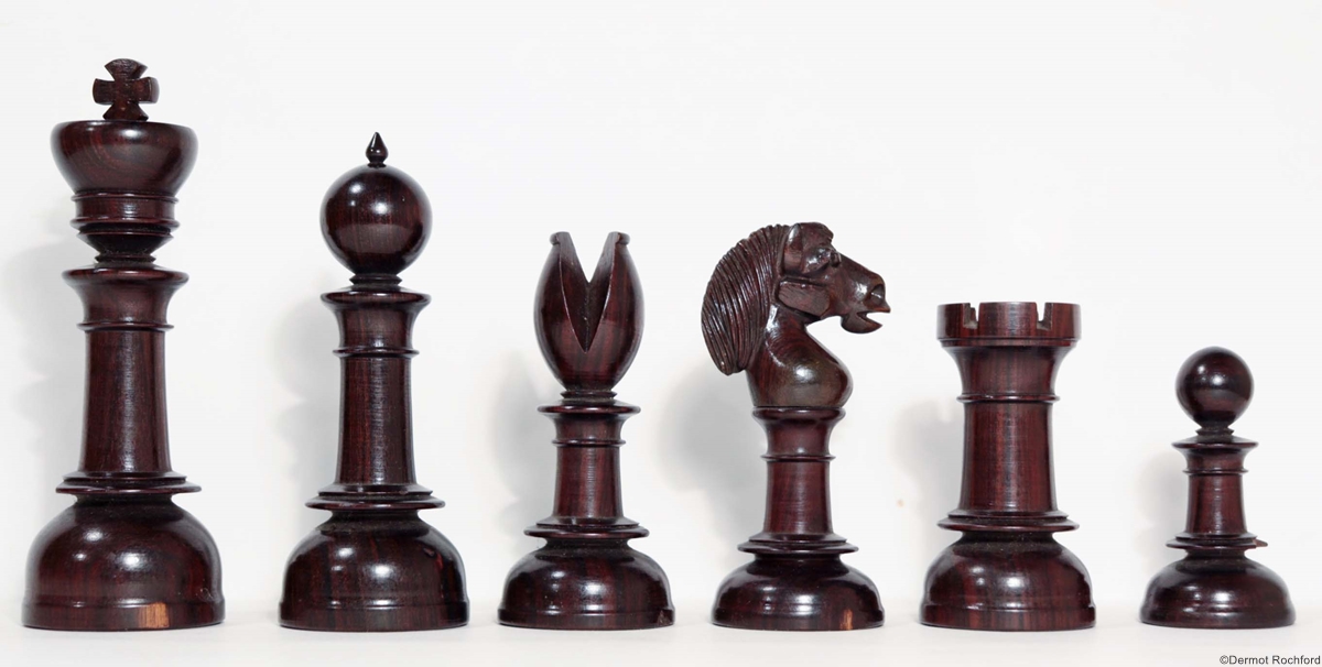 19th Century Club Chess Set by Foster